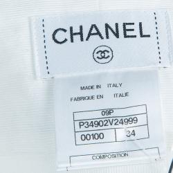 Pre Owned Chanel Offwhite High-Waist Shorts S