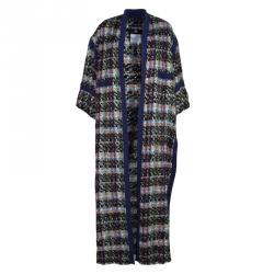 Pre Owned Chanel Purple Long Cardigan XL