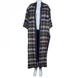 Pre Owned Chanel Purple Long Cardigan XL