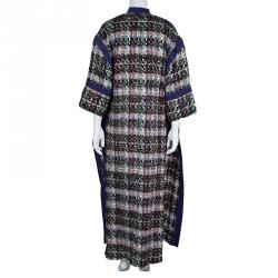 Pre Owned Chanel Purple Long Cardigan XL