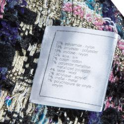 Pre Owned Chanel Purple Long Cardigan XL