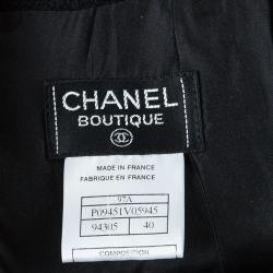 مملوكة مسبقًا Chanel Black Pleated Skirt M