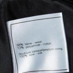 مملوكة مسبقًا Chanel Black Pleated Skirt M