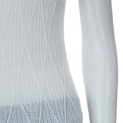 مملوكة مسبقًا توب شانيل تريكو أبيض S