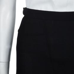 Pre Owned Chanel Black Flare Skirt S