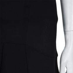 Pre Owned Chanel Black Flare Skirt S