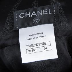 Pre Owned Chanel Black Flare Skirt S