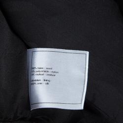 Chanel Black Wool Boucle Jacket L