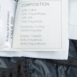 Chanel Monochrome Textured Short Sleeve Jacket S