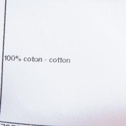 مملوكة مسبقًا قميص شانيل قطن وردي بأكمام طويلة وأزرار أمامية S