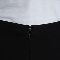 Pre Owned Chanel Black Silk Trousers M