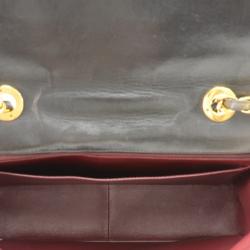 Pre Owned Chanel Black Quilted Lambskin Jumbo Classic Flap Bag
