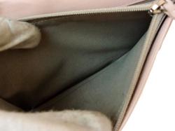 Pre Owned Chanel Pink Leather Brilliant L Yen Holder Wallet