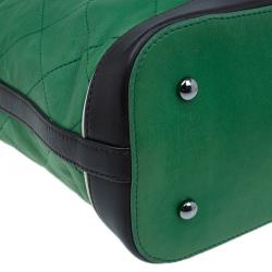 Chanel Green Quilted Leather Country Club Tote Bag