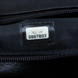 Chanel Black Quilted Caviar Leather Jumbo Vintage Kelly Bag