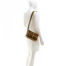 Pre Owned Chanel Brown Mutton Flap 4 CC logo Shoulder Bag