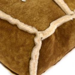 Pre Owned Chanel Brown Mutton Flap 4 CC logo Shoulder Bag