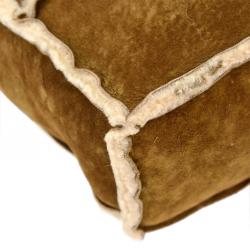 Pre Owned Chanel Brown Mutton Flap 4 CC logo Shoulder Bag