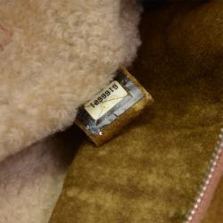 Pre Owned Chanel Brown Mutton Flap 4 CC logo Shoulder Bag
