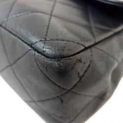 مملوكة مسبقًا حقيبة شانيل ماتيلاس 25 جلد أسود كلاسيكية للكتف