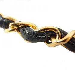 مملوكة مسبقًا حقيبة شانيل ماتيلاس 25 جلد أسود كلاسيكية للكتف