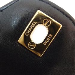 مملوكة مسبقًا حقيبة شانيل ماتيلاس 25 جلد أسود كلاسيكية للكتف