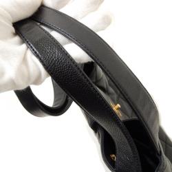 مملوكة مسبقًا حقيبة شانيل فينتدج جلد كافيار أسود للكتف