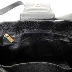 مملوكة مسبقًا حقيبة شانيل فينتدج جلد كافيار أسود للكتف