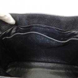 مملوكة مسبقًا حقيبة شانيل فينتدج جلد كافيار أسود للكتف