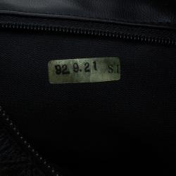 Pre Owned Chanel Black Calfskin Leather Boston Bag