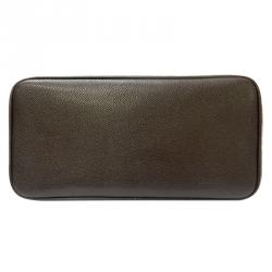 مملوكة مسبقًا Chanel Dark Brown Quilted Caviar Medallion Tote