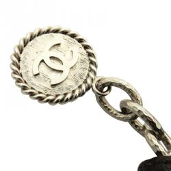 مملوكة مسبقًا Chanel Dark Brown Quilted Caviar Medallion Tote