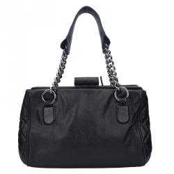 مملوكة مسبقًا Chanel Black Leather Perfect Day Tote