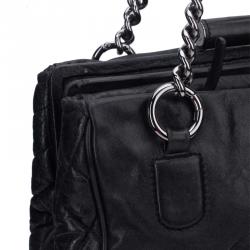 مملوكة مسبقًا Chanel Black Leather Perfect Day Tote