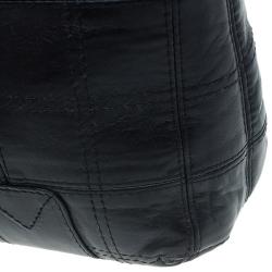 Pre Owned Chanel Black Quilted Leather LAX Pochette Shoulder Bag