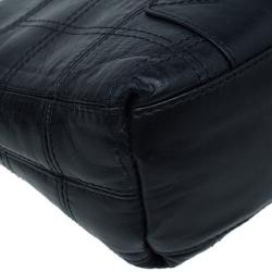 Pre Owned Chanel Black Quilted Leather LAX Pochette Shoulder Bag