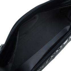 Pre Owned Chanel Black Quilted Leather LAX Pochette Shoulder Bag