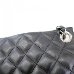 Chanel Black Lambskin Umbrella Case Single Flap Bag