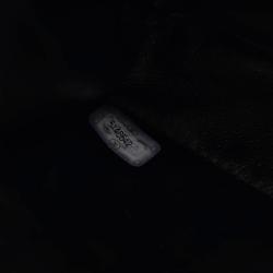 Pre Owned Chanel Black Satin Party Vintage Top Handle Bag