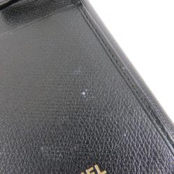 مملوكة مسبقًا محفظة شانيل كونتينينتال جلد كافيار CC أسود