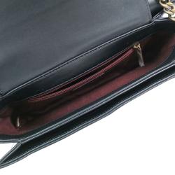 Pre Owned Chanel Black Quilted Lambskin Flap Bag