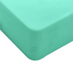 Pre Owned حقيبة يد شانيل شوبر مطاط تركواز