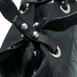 Pre Owned حقيبة يد شانيل شوبينغ غراند بياريتس باريس كانفاس مقوى مبطن أسود