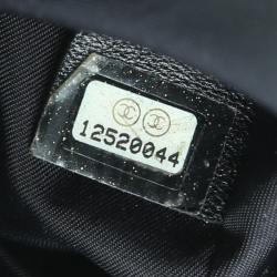 Pre Owned حقيبة يد شانيل شوبينغ غراند بياريتس باريس كانفاس مقوى مبطن أسود