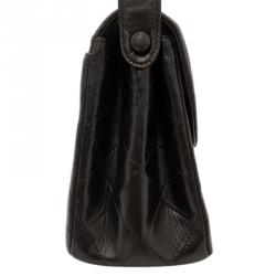 Pre Owned Chanel Black Quilted Lambskin Flap Bag