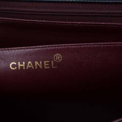 مملوكة مسبقًا حقيبة شانيل قلاب واحد كلاسيك ماكسي فينتدج جلد سوداء