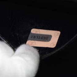 Pre Owned حقيبة شانيل فينتدج بوكس جلد خروف مبطن سوداء