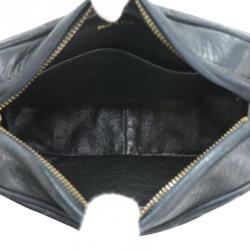 Pre Owned Chanel Vintage Black Lambskin Fringe Shoulder Bag