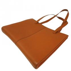 Pre Owned Chanel Tan Calfskin Tote