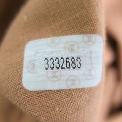 Pre Owned Chanel Brown Coated Canvas Tote